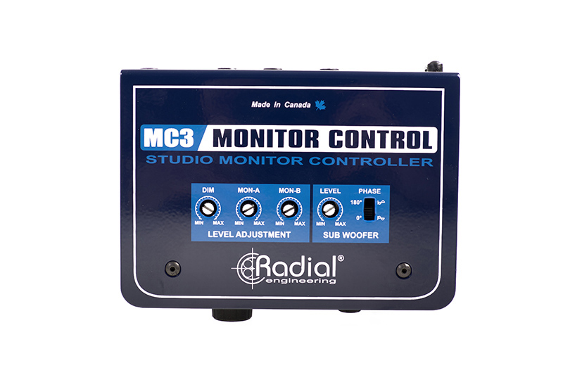 radial mc3 studio monitor controller