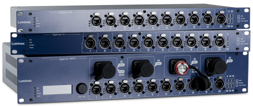 Luminex GigaCore switches for Soundgrid Networking